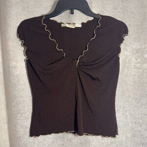 Max Studio Brown Blouse